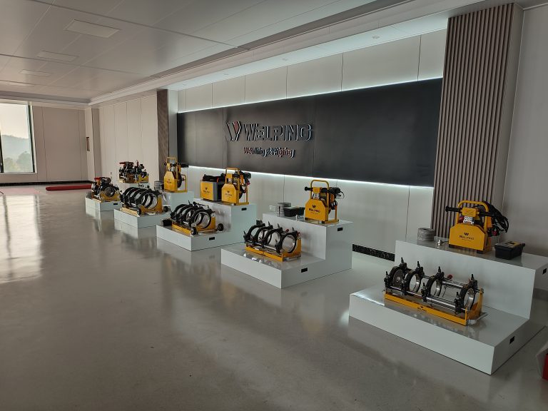 A Sample room about hydraulic pipe welding machine